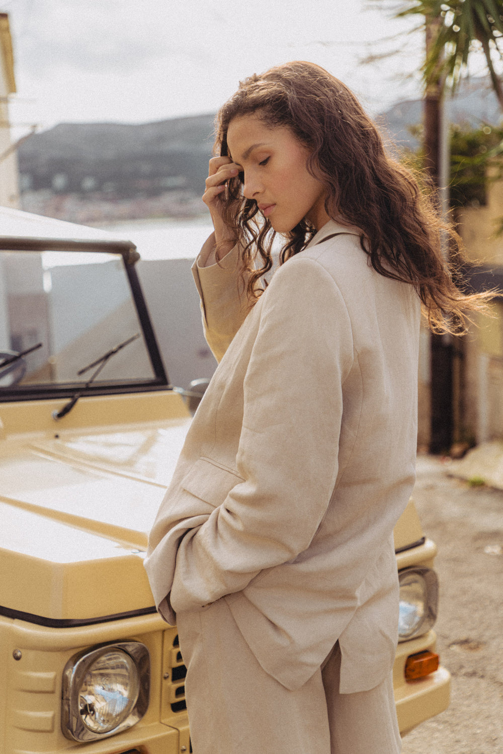 Veste blazer Jill beige