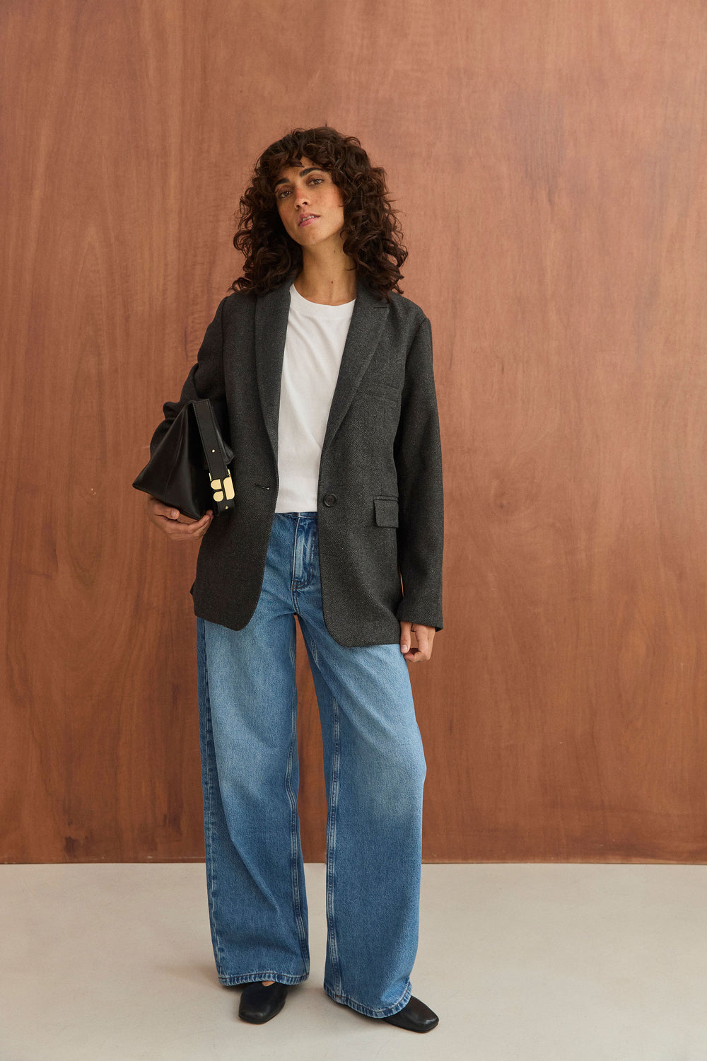 Veste blazer Jill gris anthracite