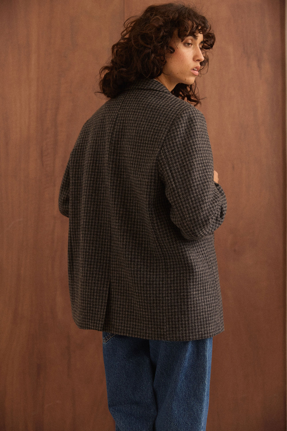 Veste blazer Jill pied de poule