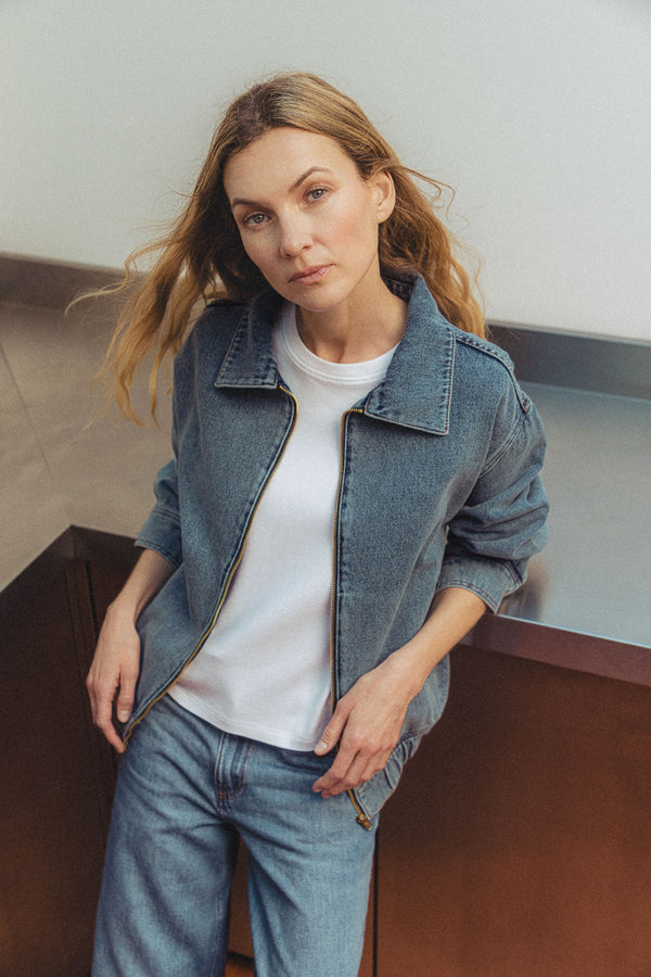 Veste Léona medium blue