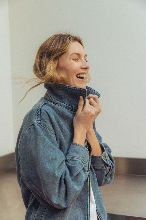 Veste Léona medium blue