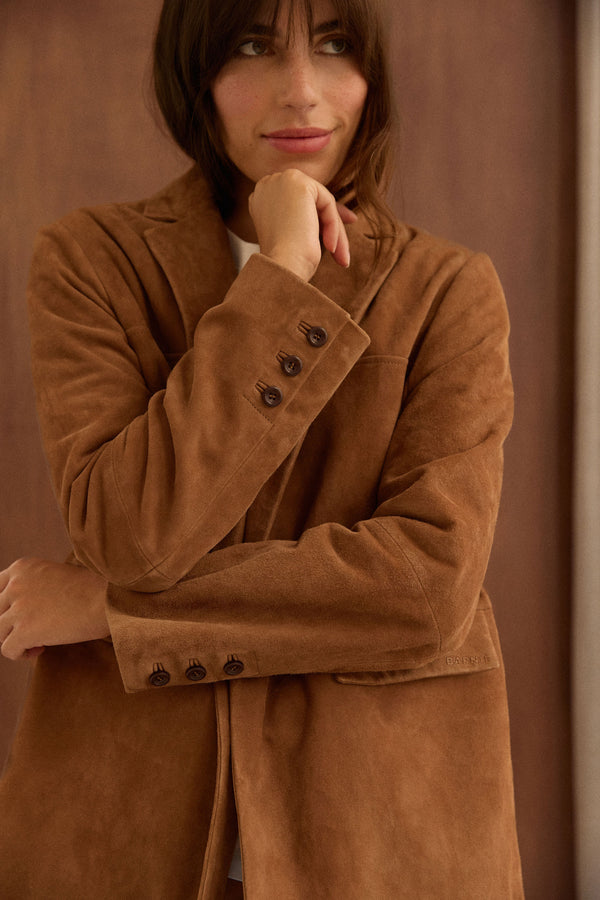 Veste en daim Lisa