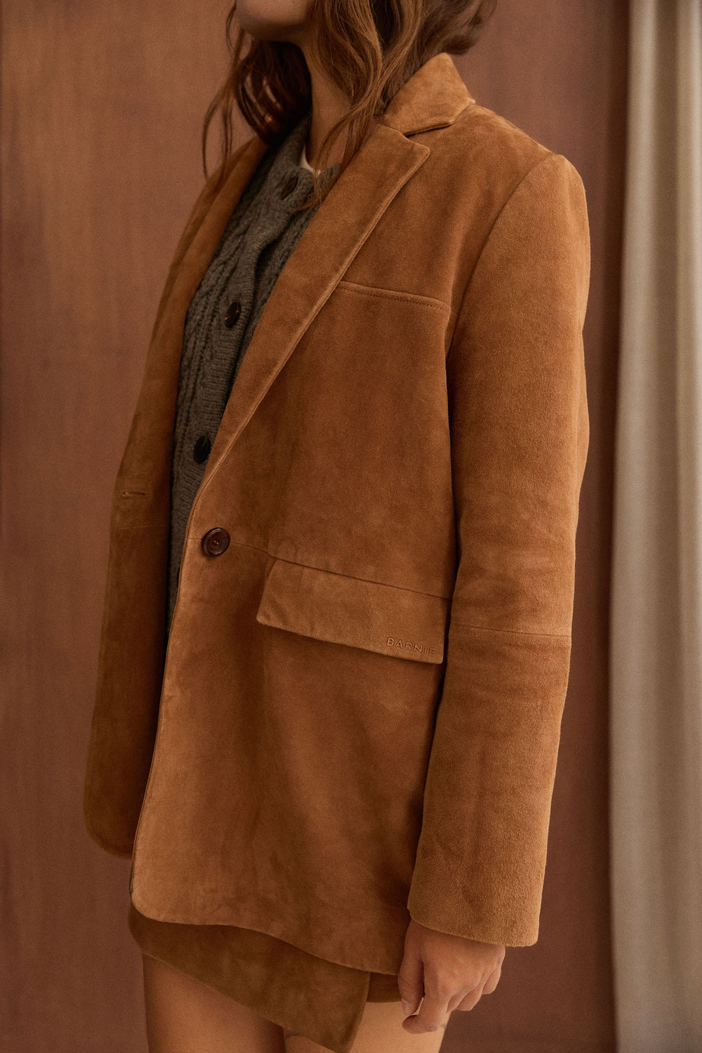 Veste en daim Lisa