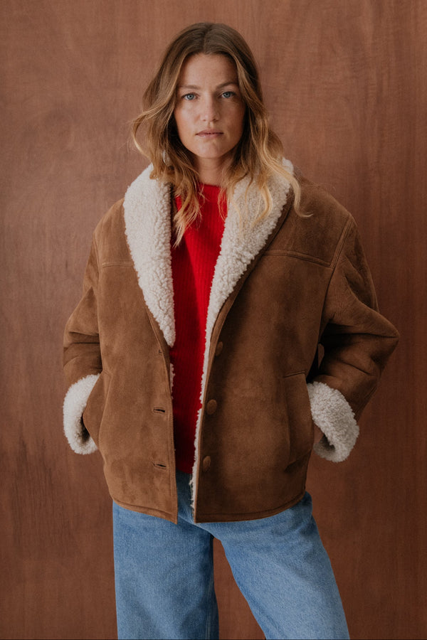Veste Pénélope camel