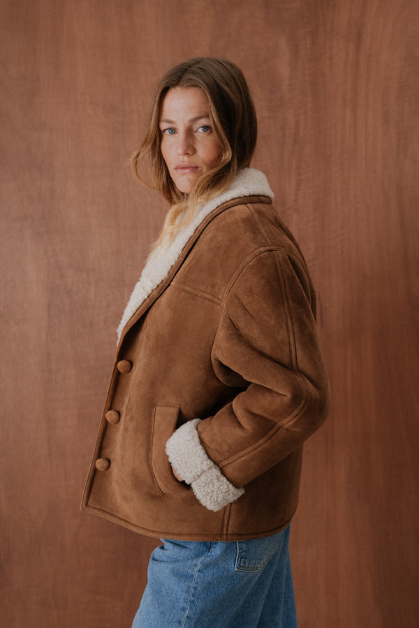 Veste Pénélope camel
