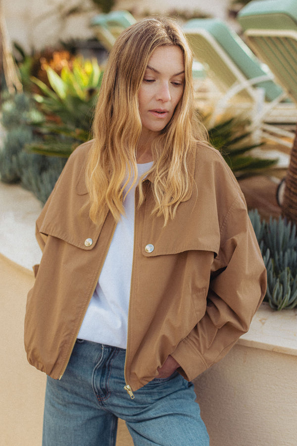 Veste Simone camel