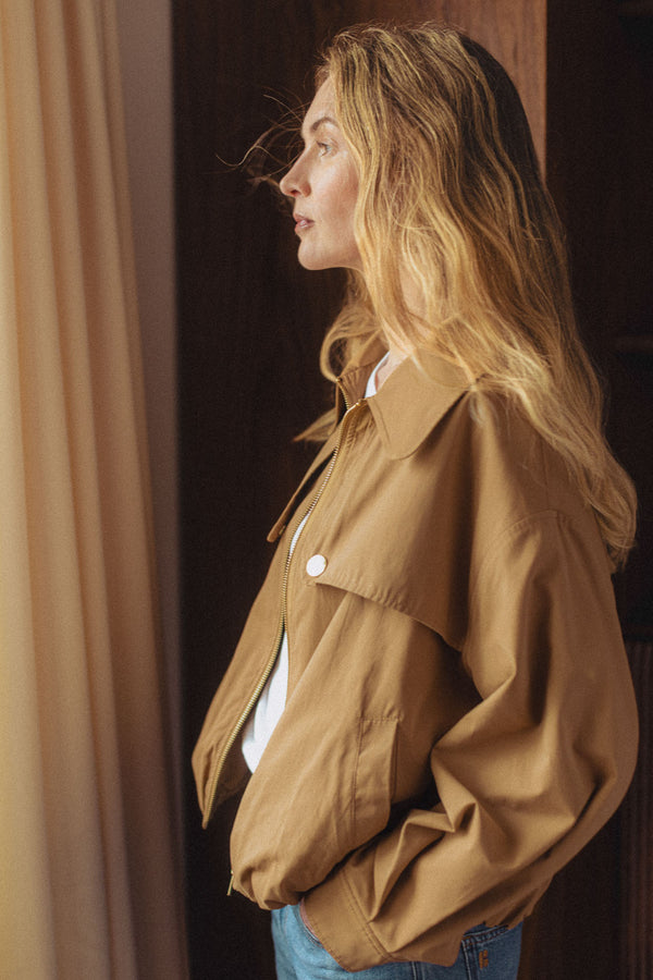 Veste Simone camel