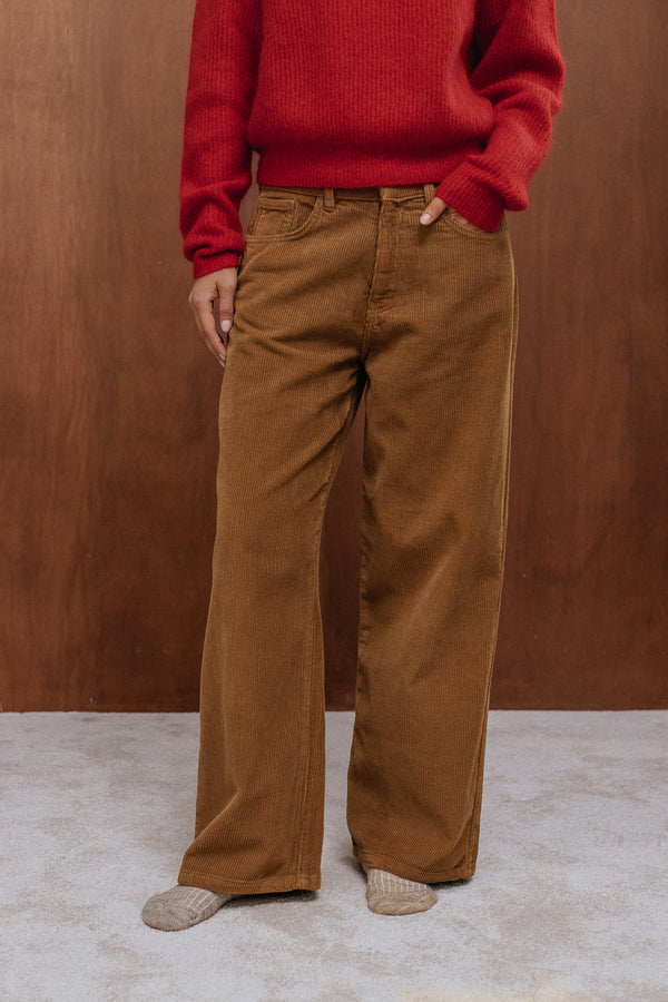 Pantalon Basile camel